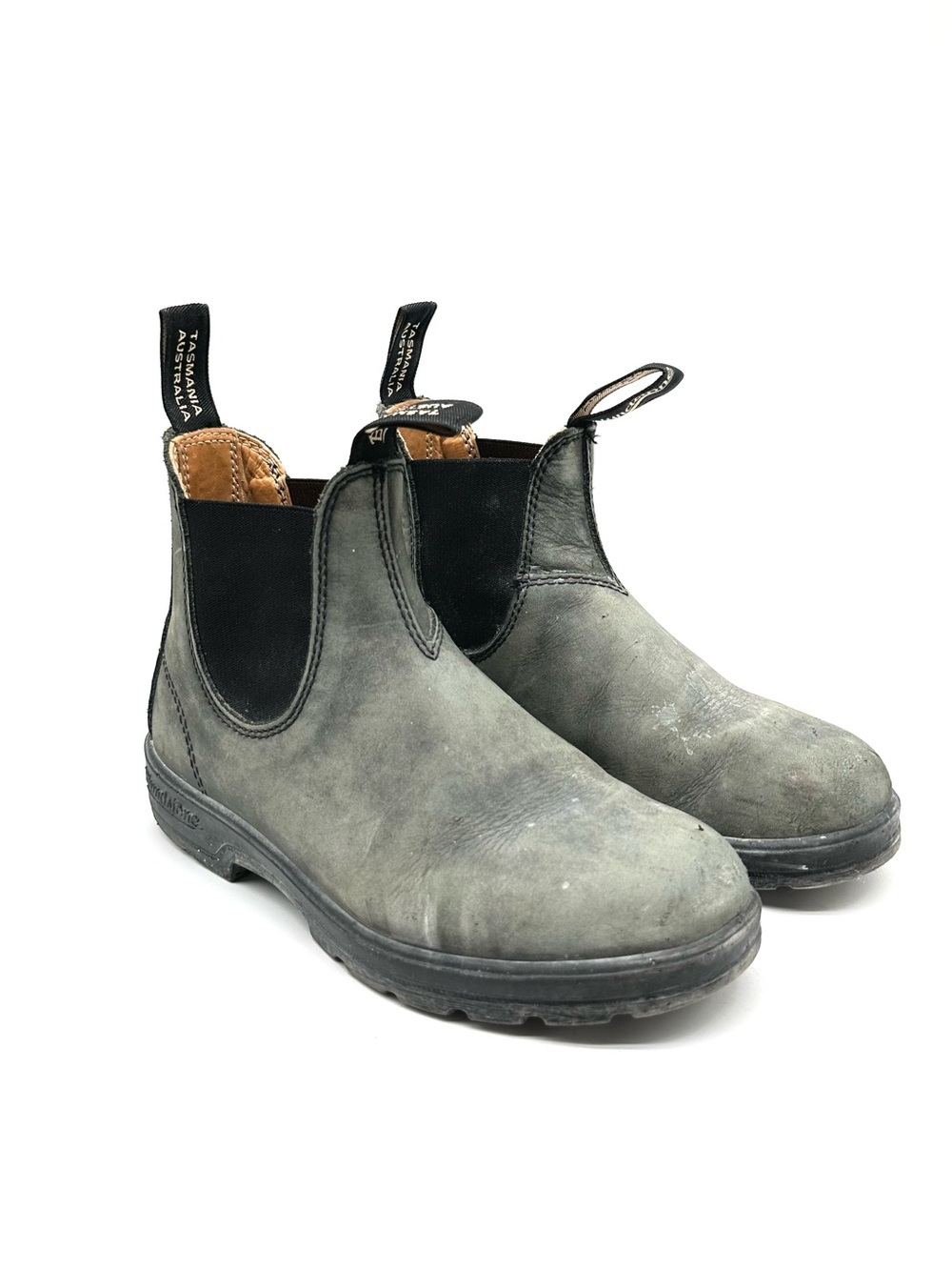 Blundstone Men's Chukka Boots in Fade Gray with Black Elastic